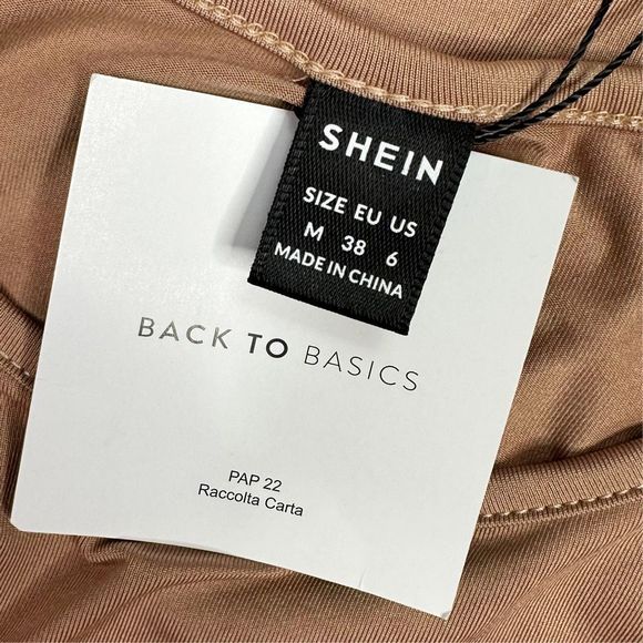 SHEIN Basics Sleeveless Crew Neck Bodysuit - US 6 / Medium - Picture 4 of 4